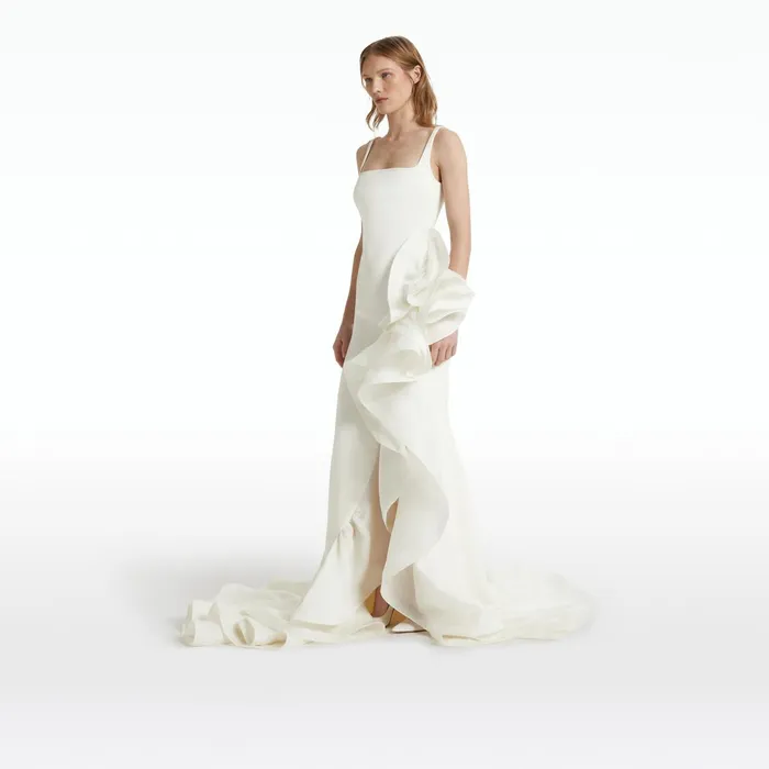 Safiyaa Yana Long Dresses In Ivory Women Dresses