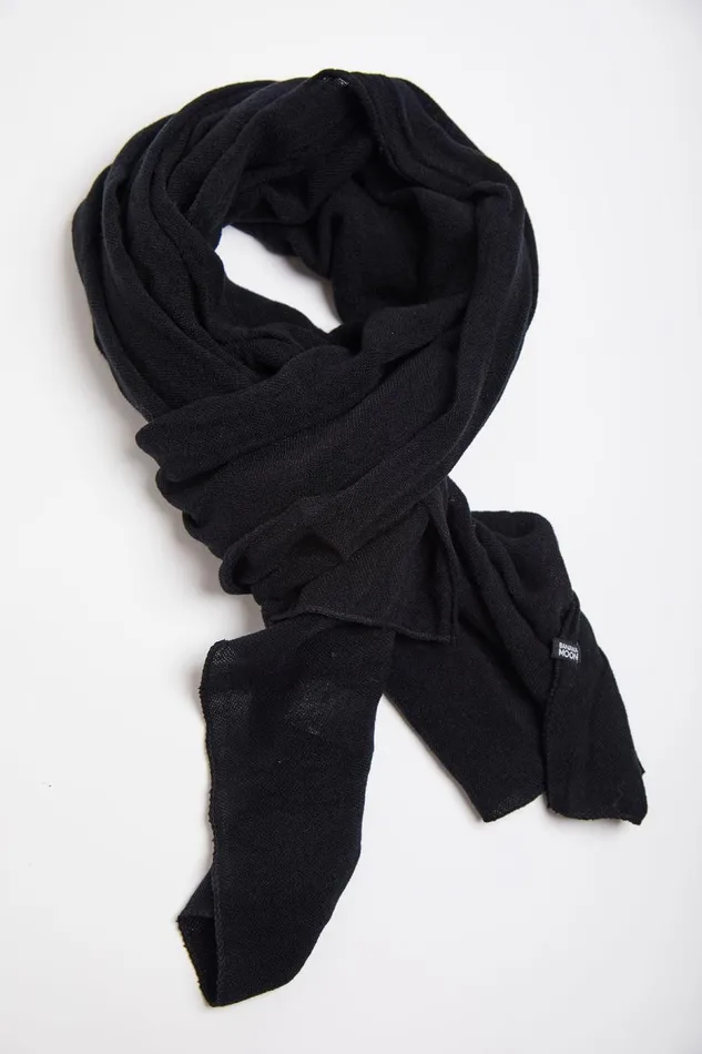 Scarfs Black 8211 ORSANA MAITLAND Black Women Banana Moon Scarves and Shawls