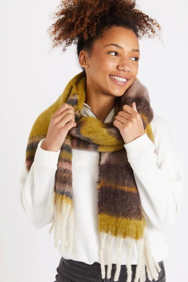 Scarfs Khaki 8211 KACIE PALANGA Khaki Women Banana Moon Scarves and Shawls