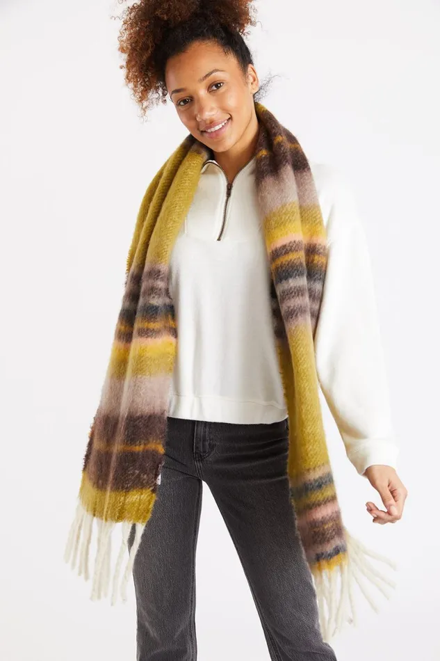 Scarfs Khaki 8211 KACIE PALANGA Khaki Women Banana Moon Scarves and Shawls Scarfs Khaki 8211 KACIE PALANGA Khaki Women Banana Moon Scarves and Shawls