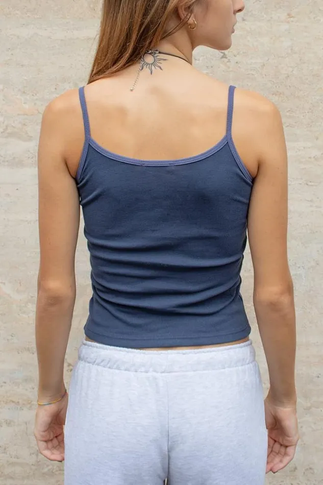 Scoop Neck Top Women Subdued Tops