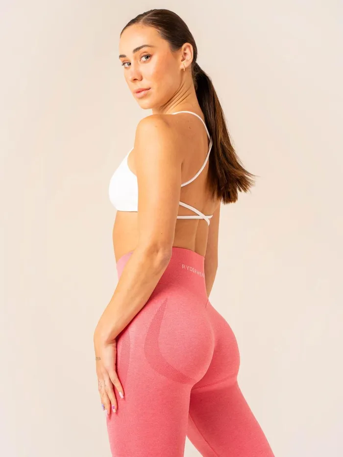Sculpt Seamless Leggings 8211 Coral Pink Marl Women Ryderwear Leggings