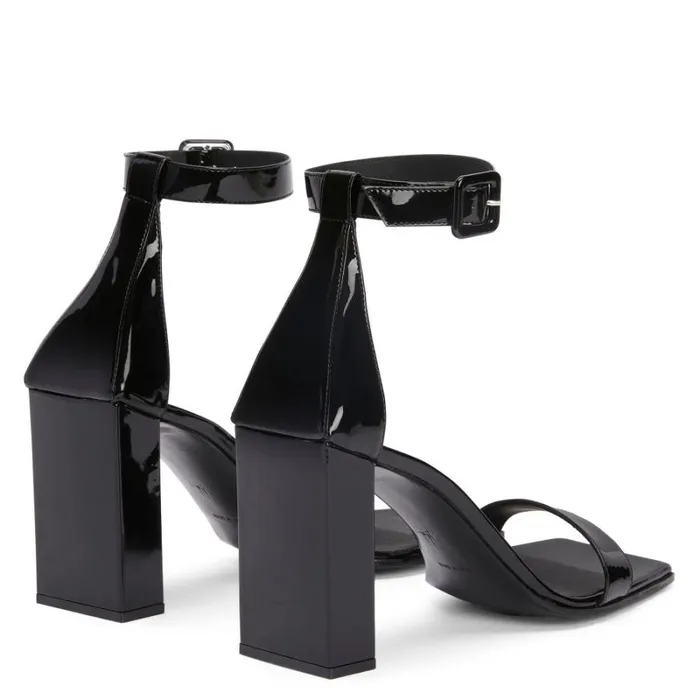 Shangay Buckle Black Women Giuseppe Zanotti Sandals