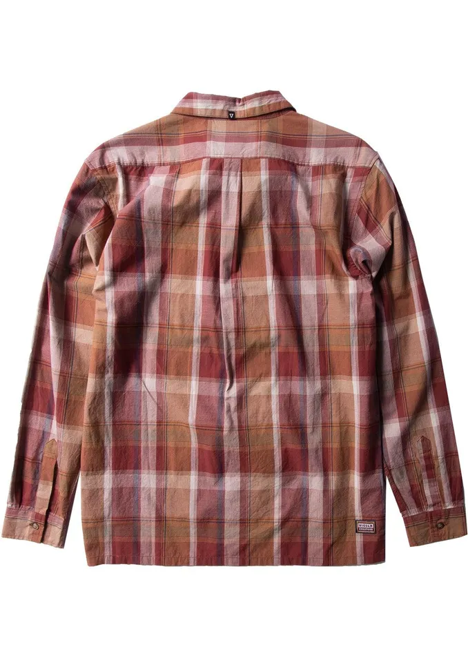 Shirts and Flannels Men Vissla Creators Squash Tail Plaid Eco Ls Shirt Fired Brick Shirts and Flannels Men Vissla Creators Squash Tail Plaid Eco Ls Shirt Fired Brick