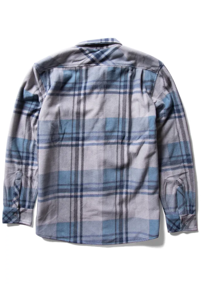 Shirts and Flannels Men Vissla EcoZy Ls Polar Flannel Storm Grey Shirts and Flannels Men Vissla EcoZy Ls Polar Flannel Storm Grey