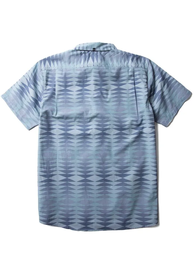 Shirts and Flannels Men Vissla Jabber Eco Ss Shirt Storm Blue