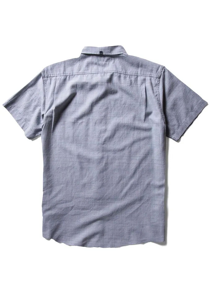 Shirts and Flannels Men Vissla Mill Eco Ss Shirt Faded Denim