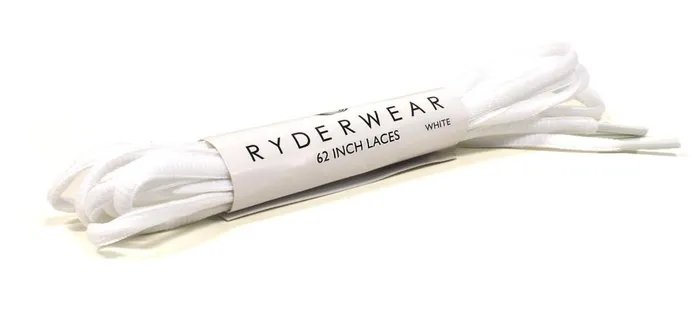 Shoe Laces 8211 White Unisex Ryderwear Shoe Laces
