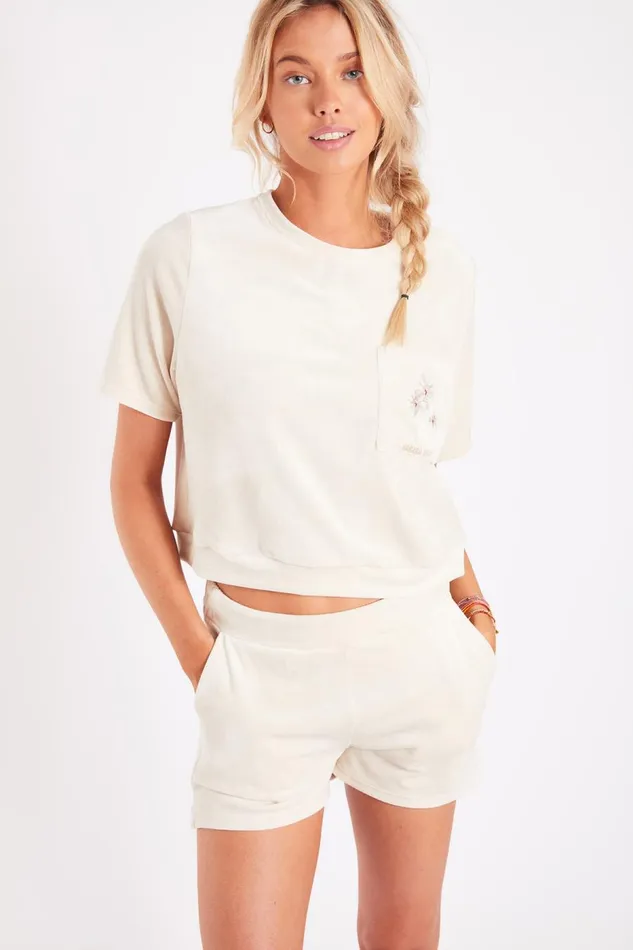 Shorts Ecru 8211 SCOTTY SEALAKE Ecru Women Banana Moon Pants and Shorts