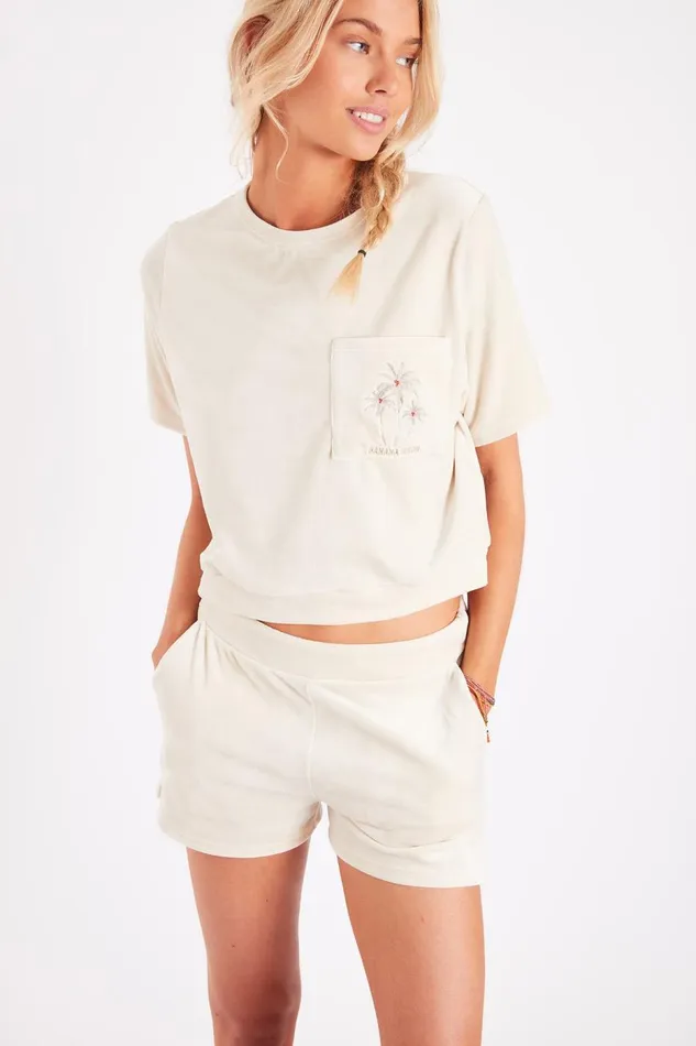 Shorts Ecru 8211 SCOTTY SEALAKE Ecru Women Banana Moon Pants and Shorts