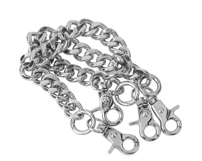 Silver Metal Chain Hook On Shoe Straps Adult TUK Shoes Shoe Accessories