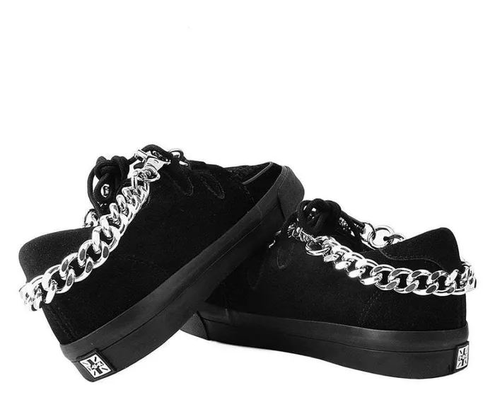 Silver Metal Chain Hook On Shoe Straps Adult TUK Shoes Shoe Accessories