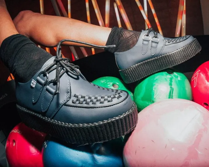 Sky At Night TUKskin Viva Mondo Creeper Women TUK Shoes Vegan Sky At Night TUKskin Viva Mondo Creeper Women TUK Shoes Vegan