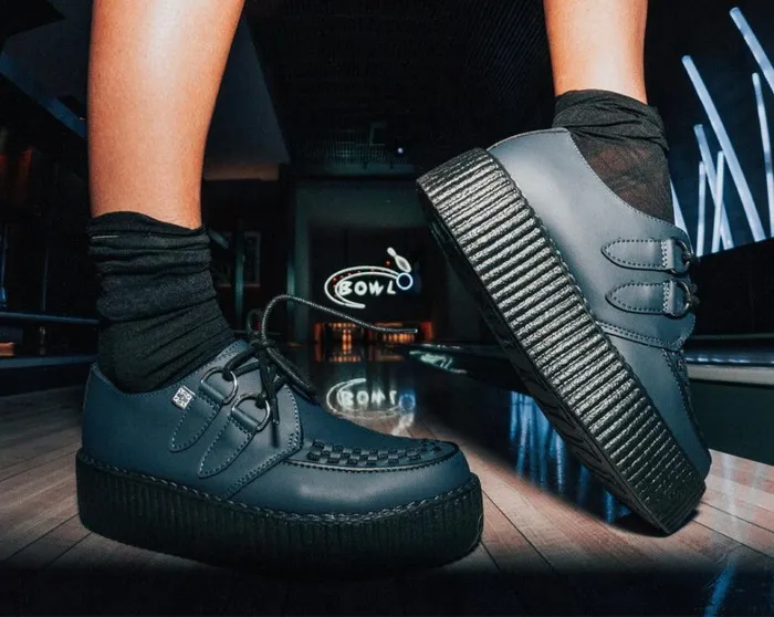 Sky At Night TUKskin Viva Mondo Creeper Women TUK Shoes Vegan Sky At Night TUKskin Viva Mondo Creeper Women TUK Shoes Vegan