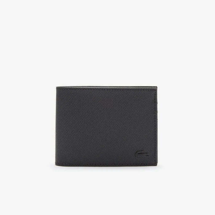 Small Leather Goods Lacoste Mens Classic Petit Piqu Six Card Wallet Black Online Small Leather Goods Lacoste Mens Classic Petit Piqu Six Card Wallet Black Online