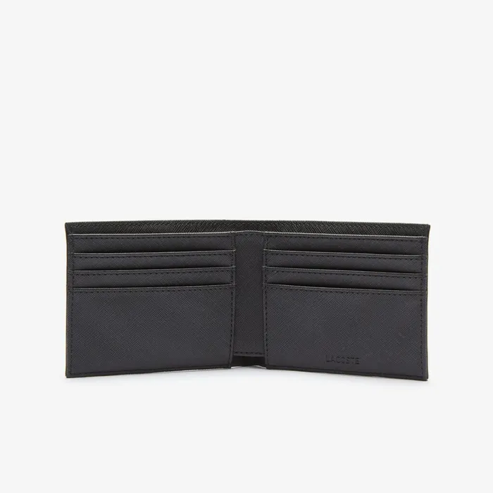 Small Leather Goods Lacoste Mens Classic Petit Piqu Six Card Wallet Black Online