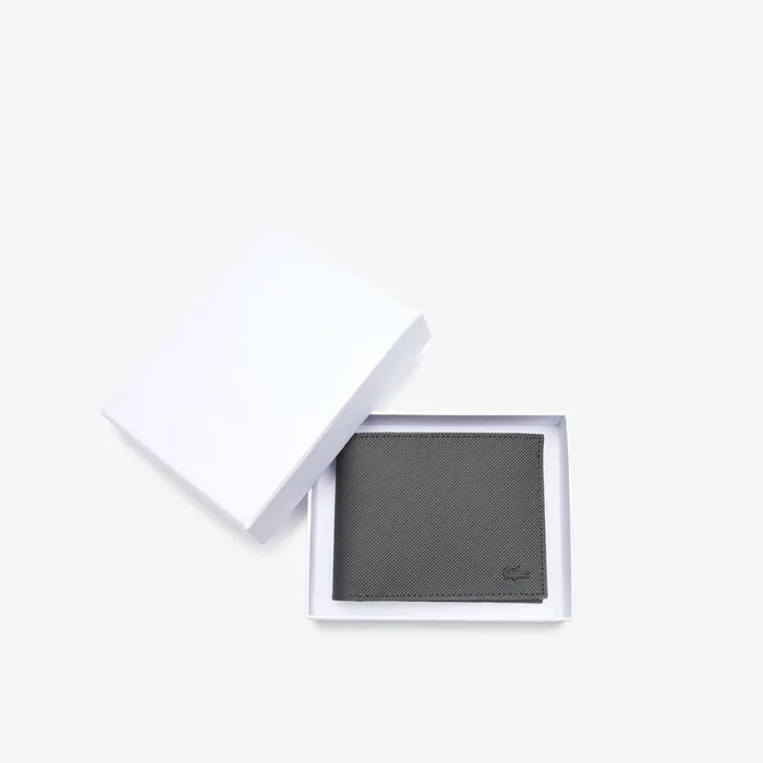Small Leather Goods Lacoste Mens Classic Petit Piqu Six Card Wallet Black Online