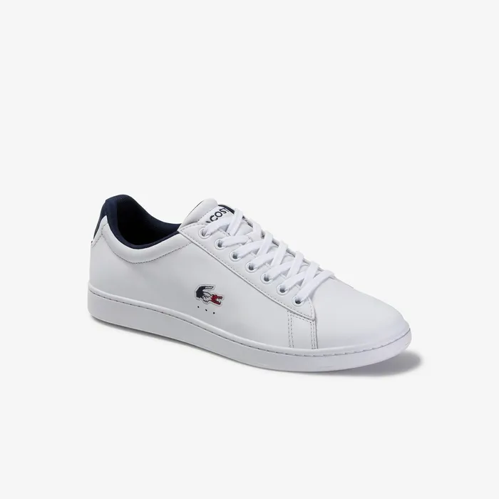 Sneakers Lacoste Mens Carnaby Evo Leather and Synthetic Sneakers WhiteNavyRed Outlet Factory Sneakers Lacoste Mens Carnaby Evo Leather and Synthetic Sneakers WhiteNavyRed Outlet Factory