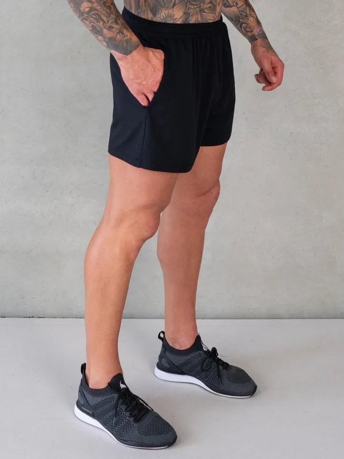 Soft Tech Arnie Shorts 8211 Black Men Ryderwear Gym Shorts
