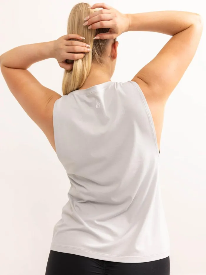 Soft Tech Loose Fit Tank 8211 Grey Marl Women Ryderwear Tops
