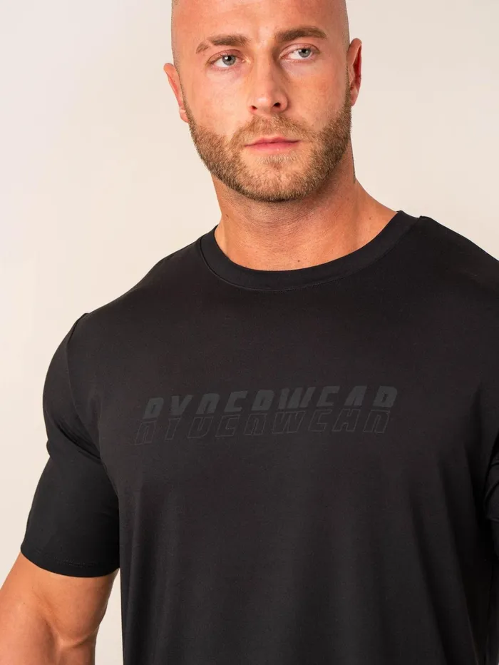 Soft Tech TShirt 8211 Black Men Ryderwear Tops