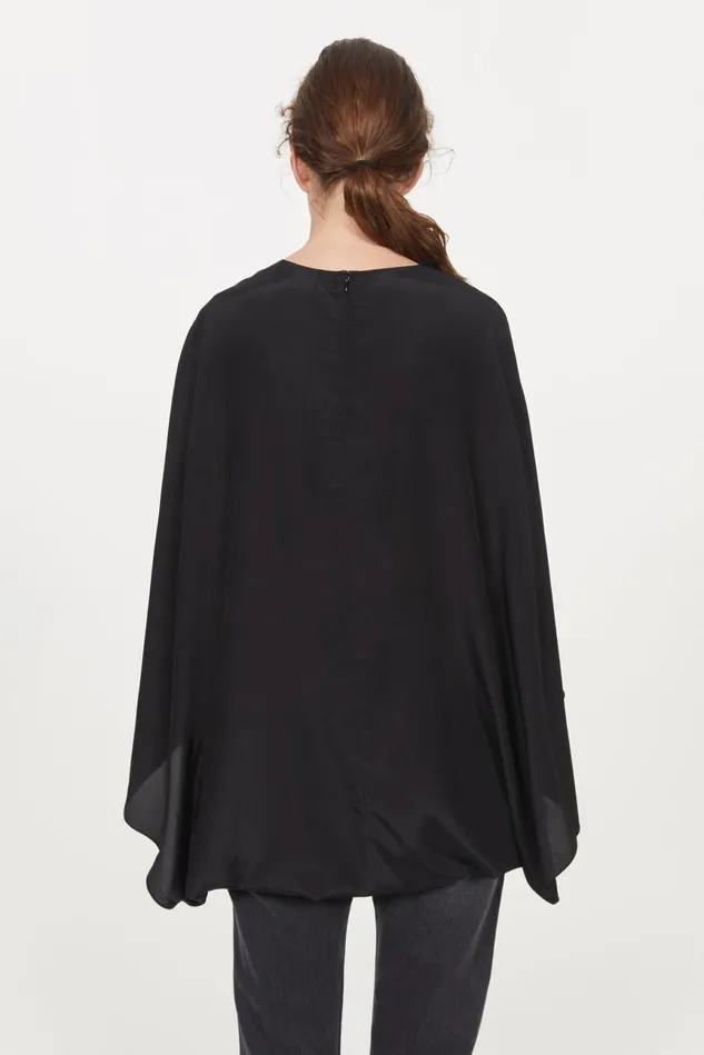 Solha Blouse Black Women Rodebjer Shirts and Blouses