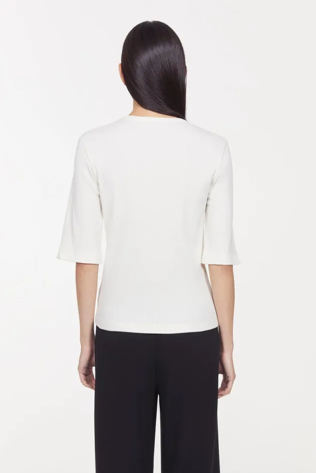 Sprint Cotton Tshirt White Women Rodebjer Tops