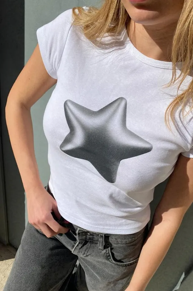 Star TShirt Women Subdued Graphics