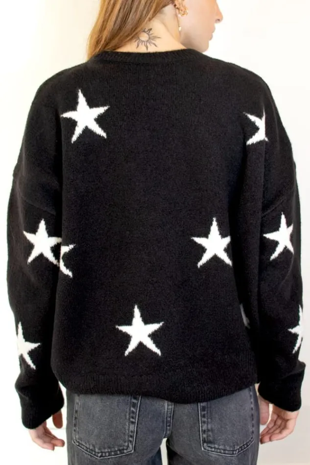 Stars Sweater Women Subdued Sweaters
