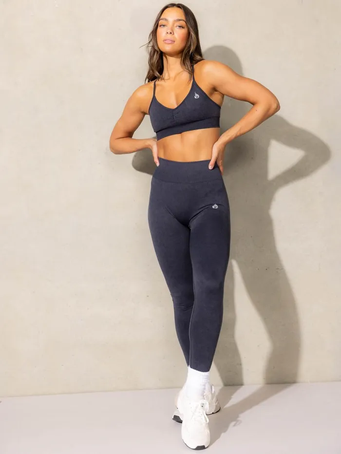 Stonewash Scrunch Seamless Leggings 8211 Black Stonewash Women Ryderwear Leggings