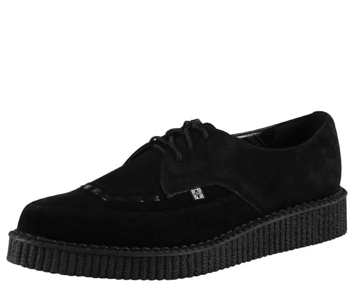 Suede Pointed Creepers Men TUK Shoes Dress Shoes