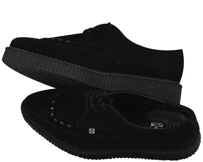 Suede Pointed Creepers Men TUK Shoes Dress Shoes