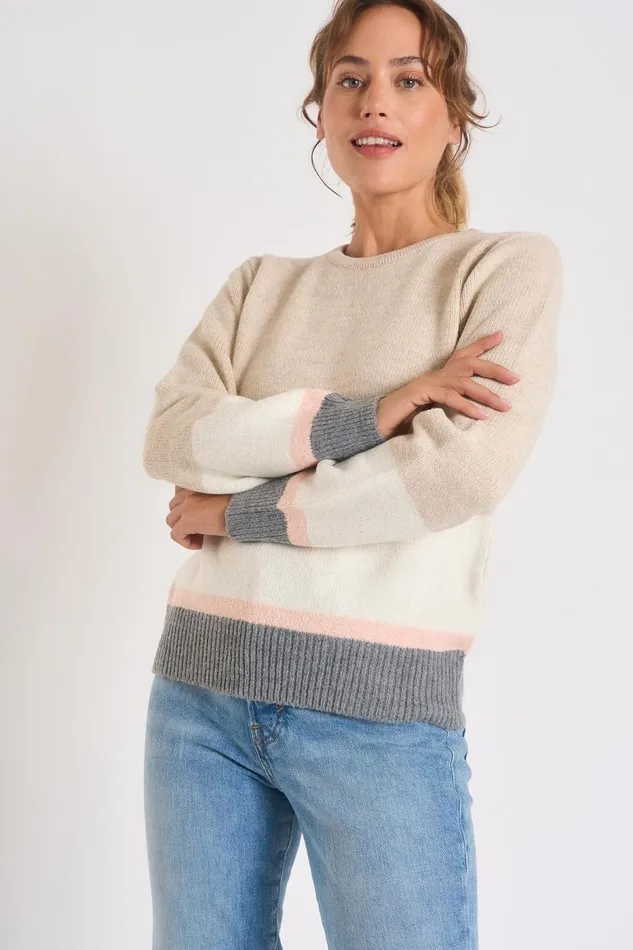 Sweater Beige 8211 SALLINS AUSTRAL Beige Women Banana Moon Sweaters Sweater Beige 8211 SALLINS AUSTRAL Beige Women Banana Moon Sweaters