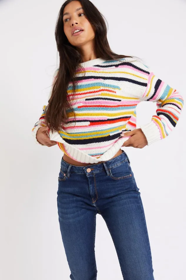 Sweater Ecru 8211 SKYE HARTLAND Ecru Women Banana Moon Sweaters