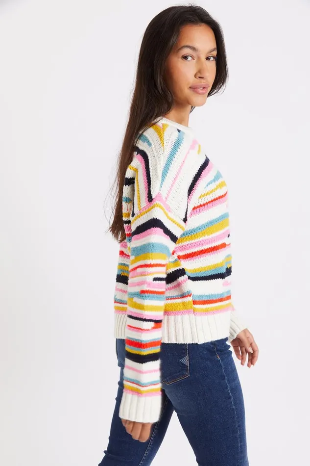 Sweater Ecru 8211 SKYE HARTLAND Ecru Women Banana Moon Sweaters