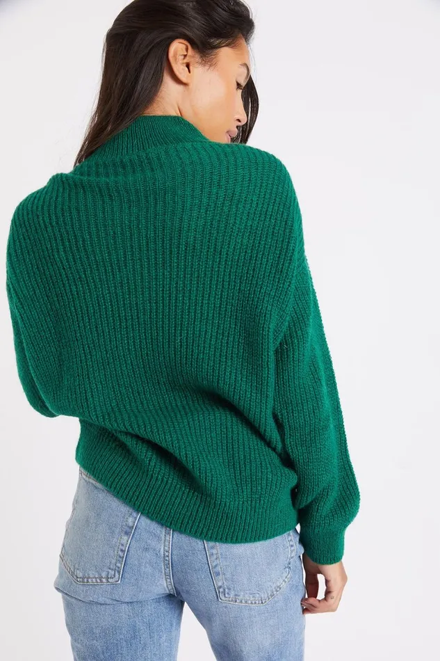 Sweater Green 8211 CHARLES KELYAN Green Women Banana Moon Sweaters