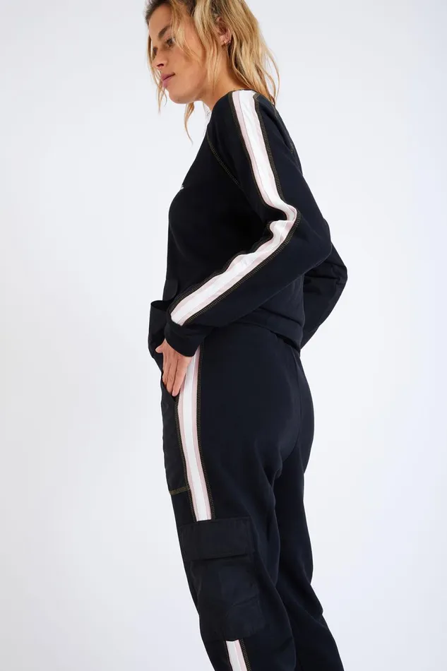Sweatshirt Black 8211 BOXI RUNNING Black Women Banana Moon Hoodies and Sweatshirts