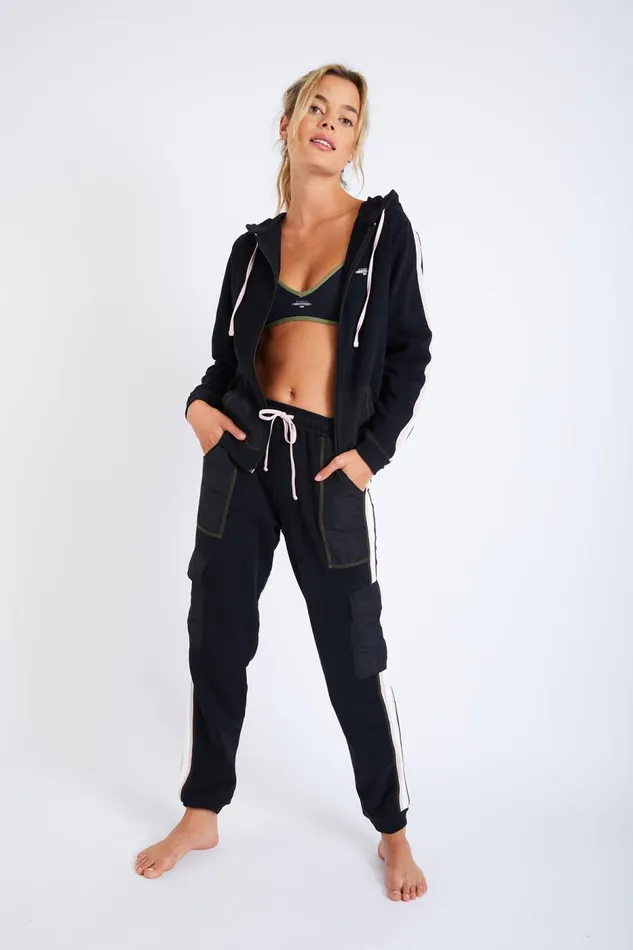 Sweatshirt Black 8211 BOXI RUNNING Black Women Banana Moon Hoodies and Sweatshirts