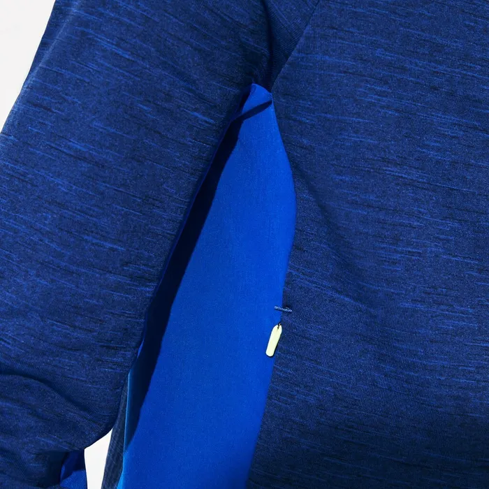 Sweatshirts Lacoste Mens SPORT Breathable UV Protection Zip Sweatshirt Blue ChineBlueFlashy YellowNavy Blue Casaul