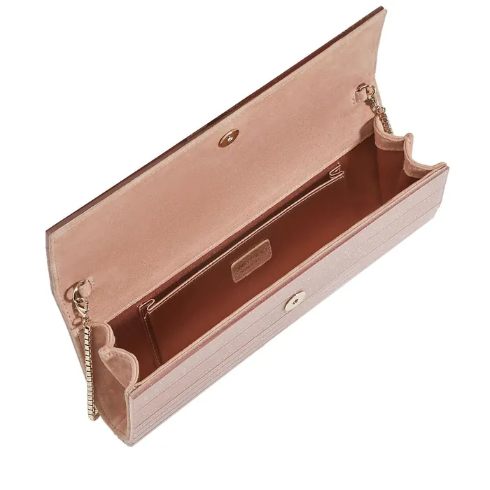 Sweetie Ballet Pink Fine Glitter Acrylic Clutch Bag Ballet Pink Women JIMMY CHOO Clutch Bags