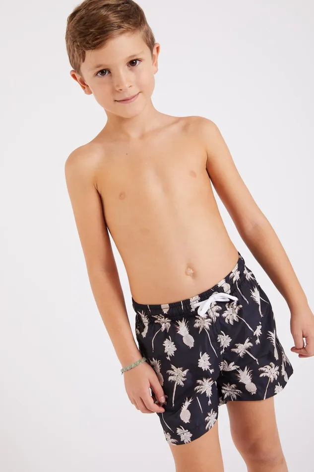 Swim Shorts Black 8211 M AIR SEASHELLMEN Black Kids Banana Moon Girl and Boy
