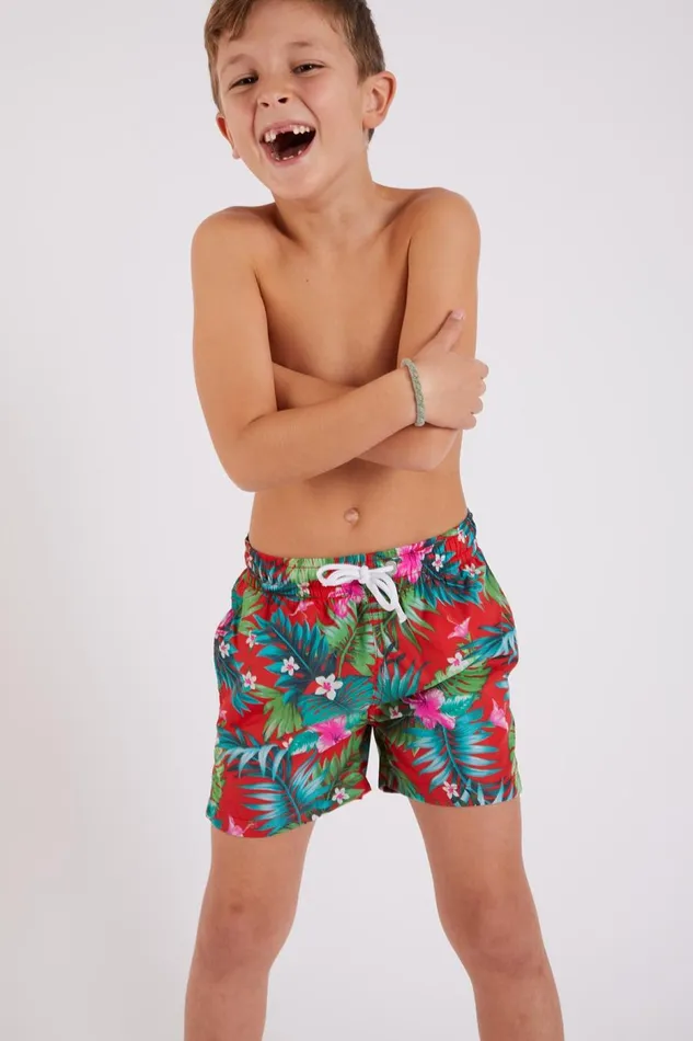 Swim Shorts Red 8211 M AIR MAHALOMEN Red Kids Banana Moon Girl and Boy Swim Shorts Red 8211 M AIR MAHALOMEN Red Kids Banana Moon Girl and Boy
