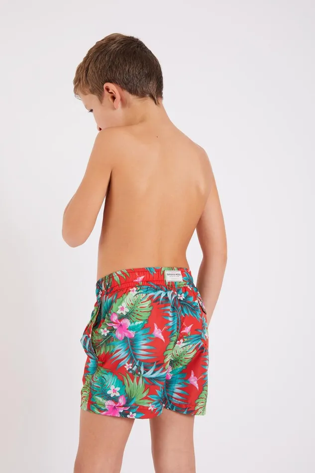 Swim Shorts Red 8211 M AIR MAHALOMEN Red Kids Banana Moon Girl and Boy Swim Shorts Red 8211 M AIR MAHALOMEN Red Kids Banana Moon Girl and Boy
