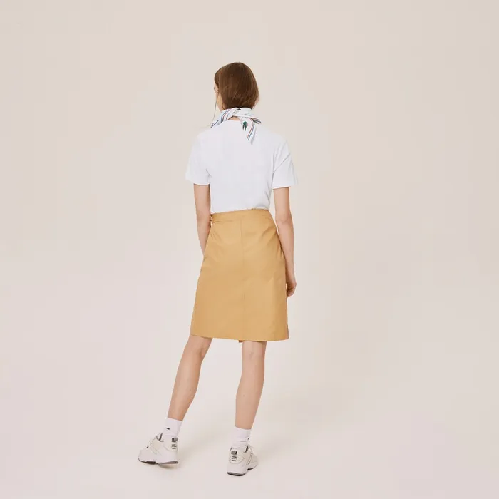 TShirts Lacoste Womens x JeanMichel Tixier Graphic Tshirt WhiteRed On Sale