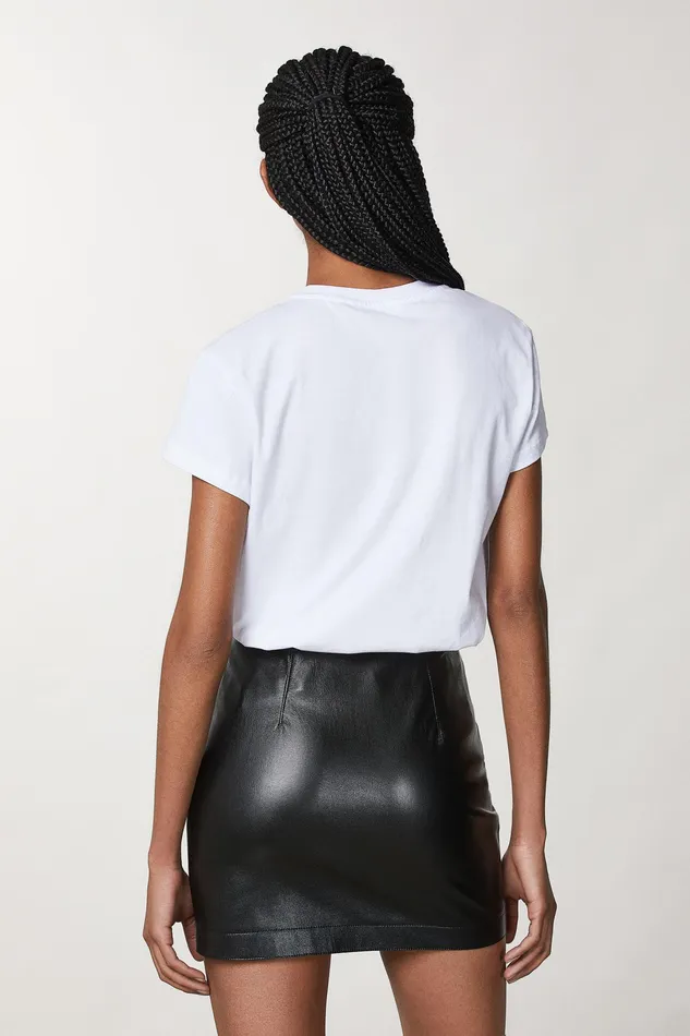 TShirts Women Patrizia Pepe Cotton TShirt Bianco Ottico
