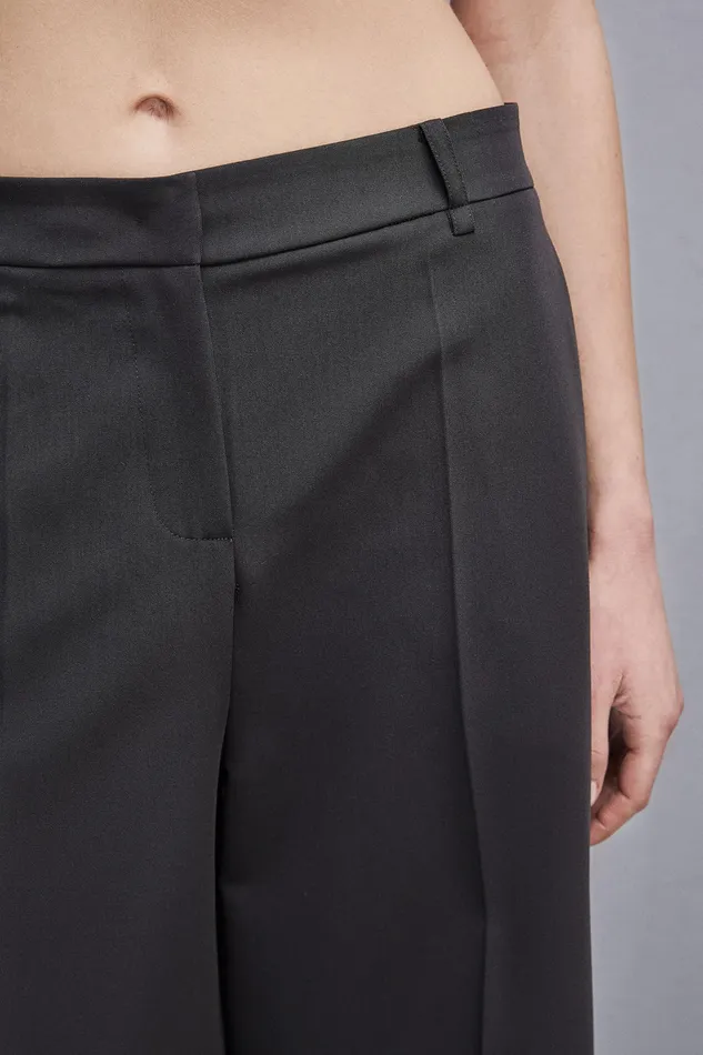 Tailleur Women Patrizia Pepe Soft Viscose Bermuda Shorts Milano Gray