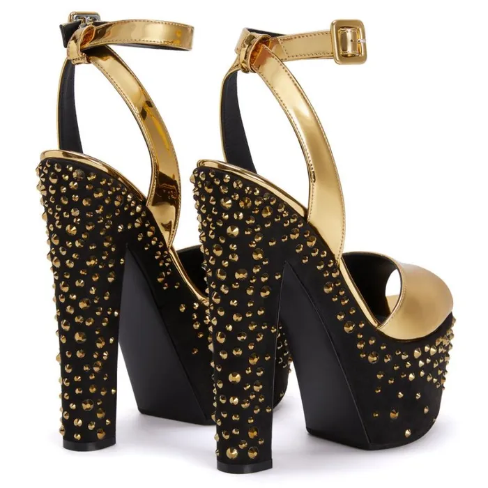 Tarifa Jewel Gold Women Giuseppe Zanotti Sandals