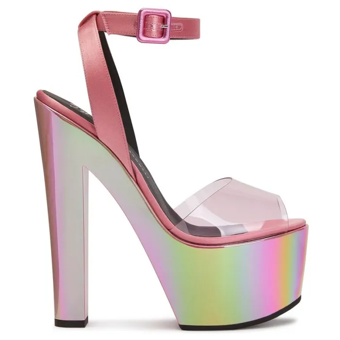 Tarifa Plexi Pink Women Giuseppe Zanotti Sandals