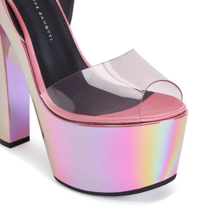 Tarifa Plexi Pink Women Giuseppe Zanotti Sandals