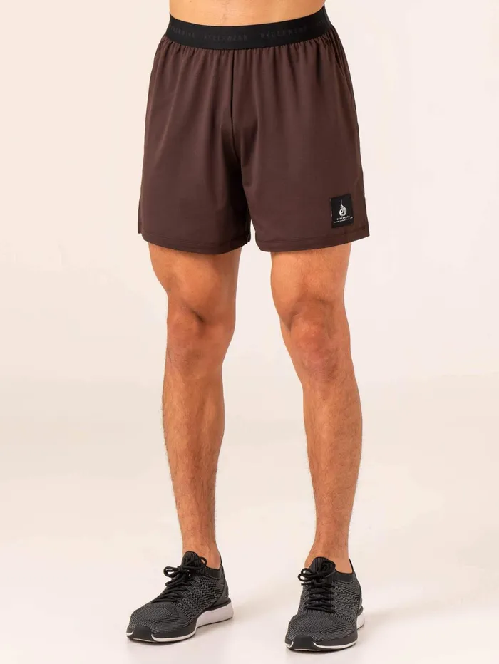 Terrain Mesh Gym Shorts 8211 Dark Oak Men Ryderwear Gym Shorts